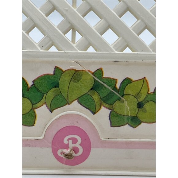 Vintage Mattel 1984 Barbie Glamour Home White Swing & Canopy Replacement Parts - Picture 3 of 15